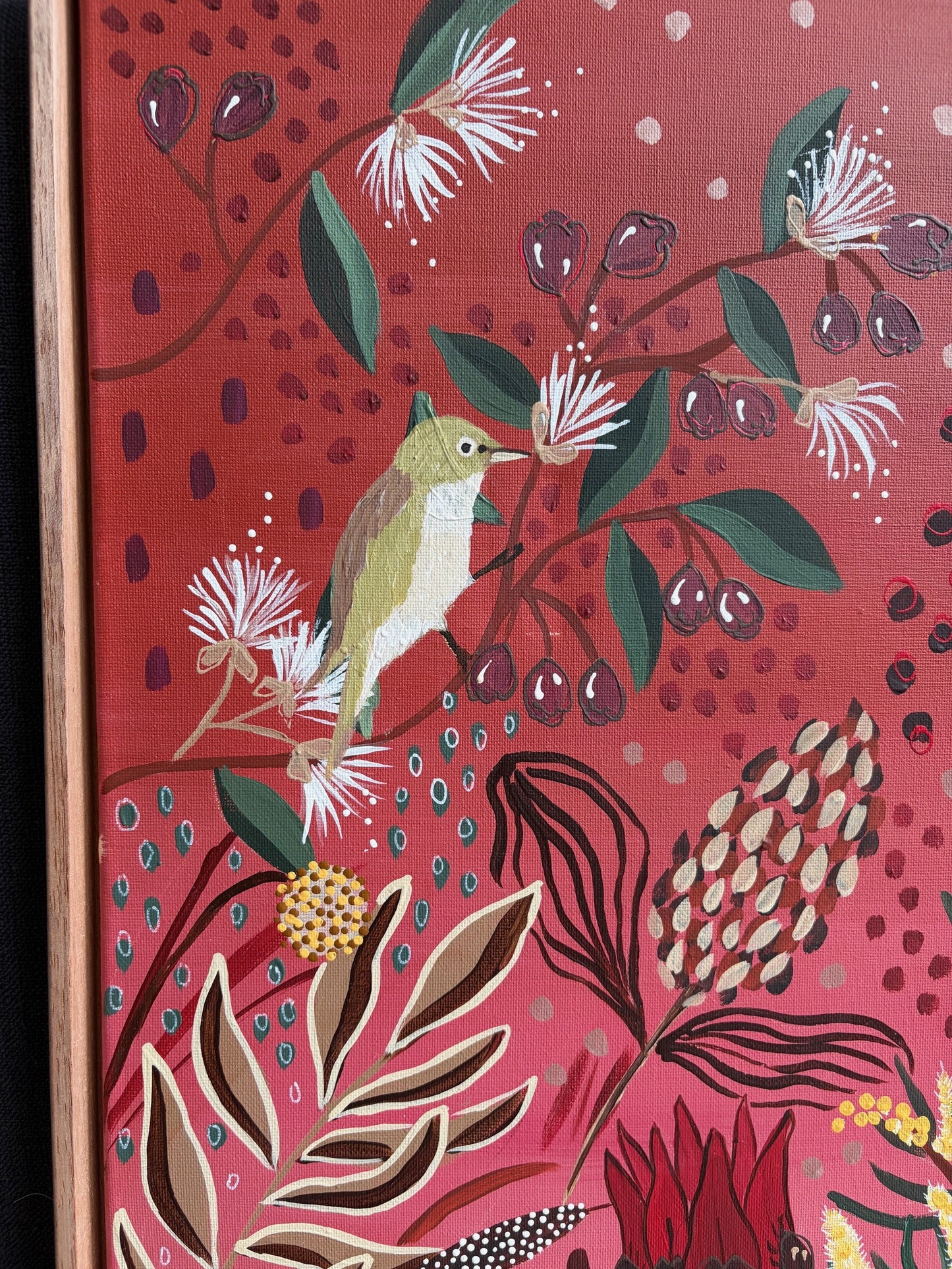 Crimson Bush Song - Original Artwork