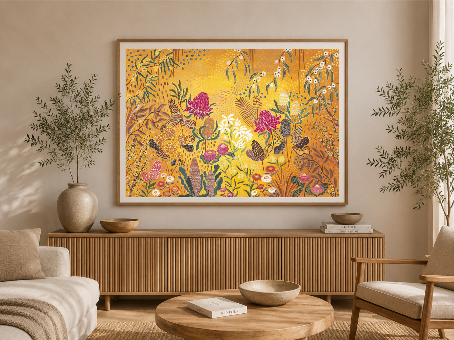 Golden Garden Print