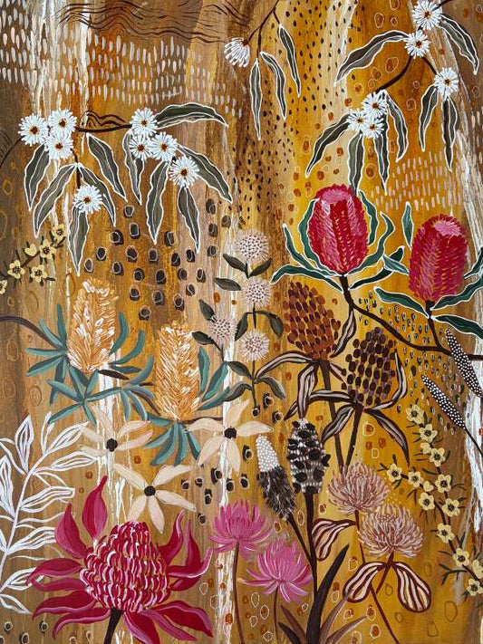 "Behind the Melaleuca Tree" - Original Artwork