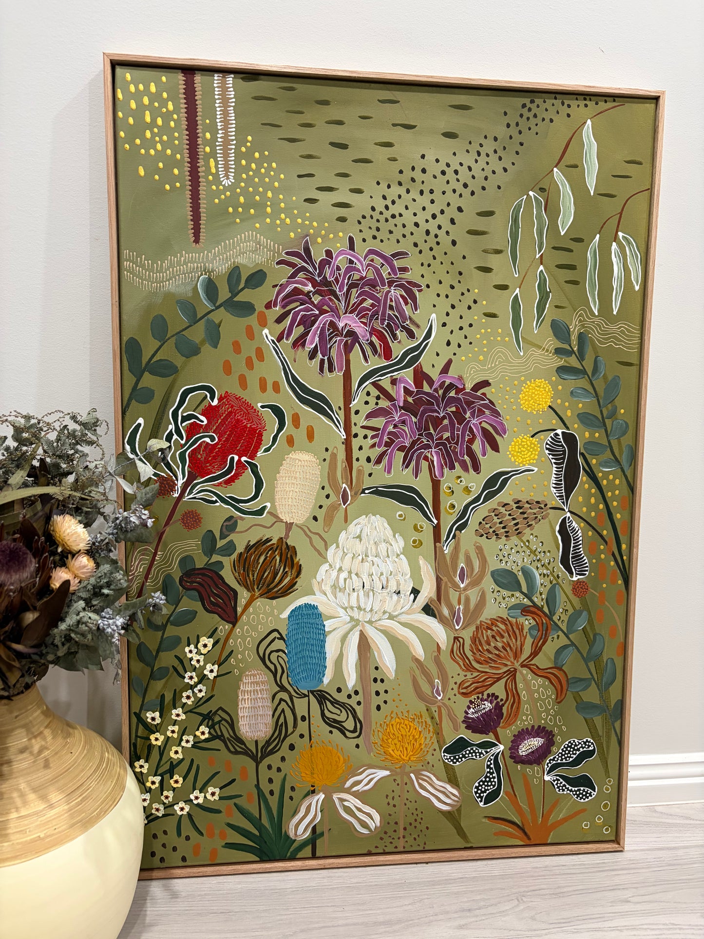 “When the Gymea Lilies Return” - Original Artwork