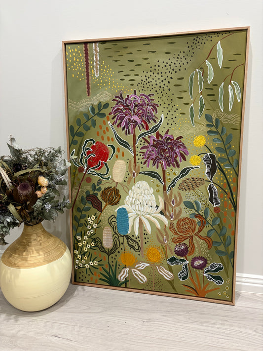 When the Gymea Lilies Return - Original Artwork