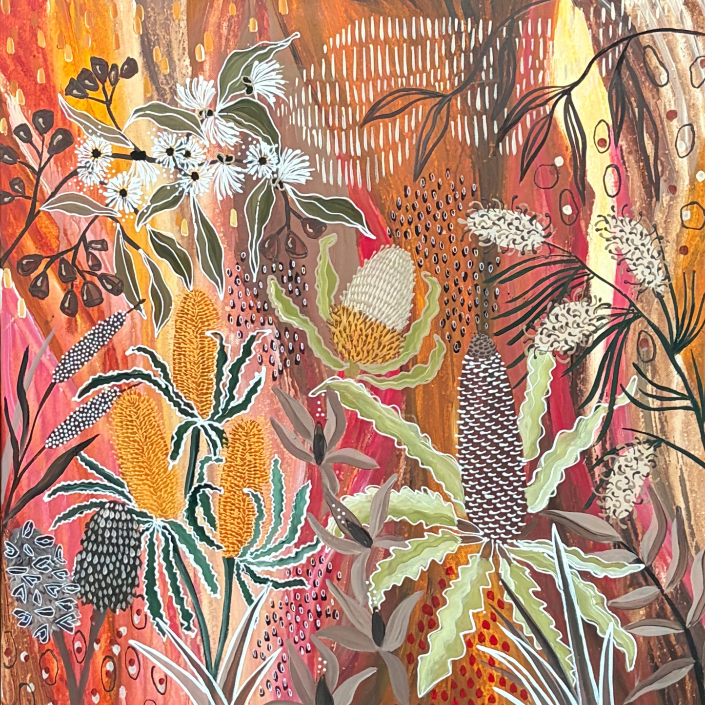 "Beneath the Snow Gums" - Original Artwork