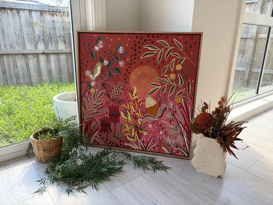 Crimson Bush Song - Original Artwork