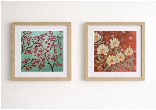 Illawarra Flame Tree - Jade - Fine Art Print
