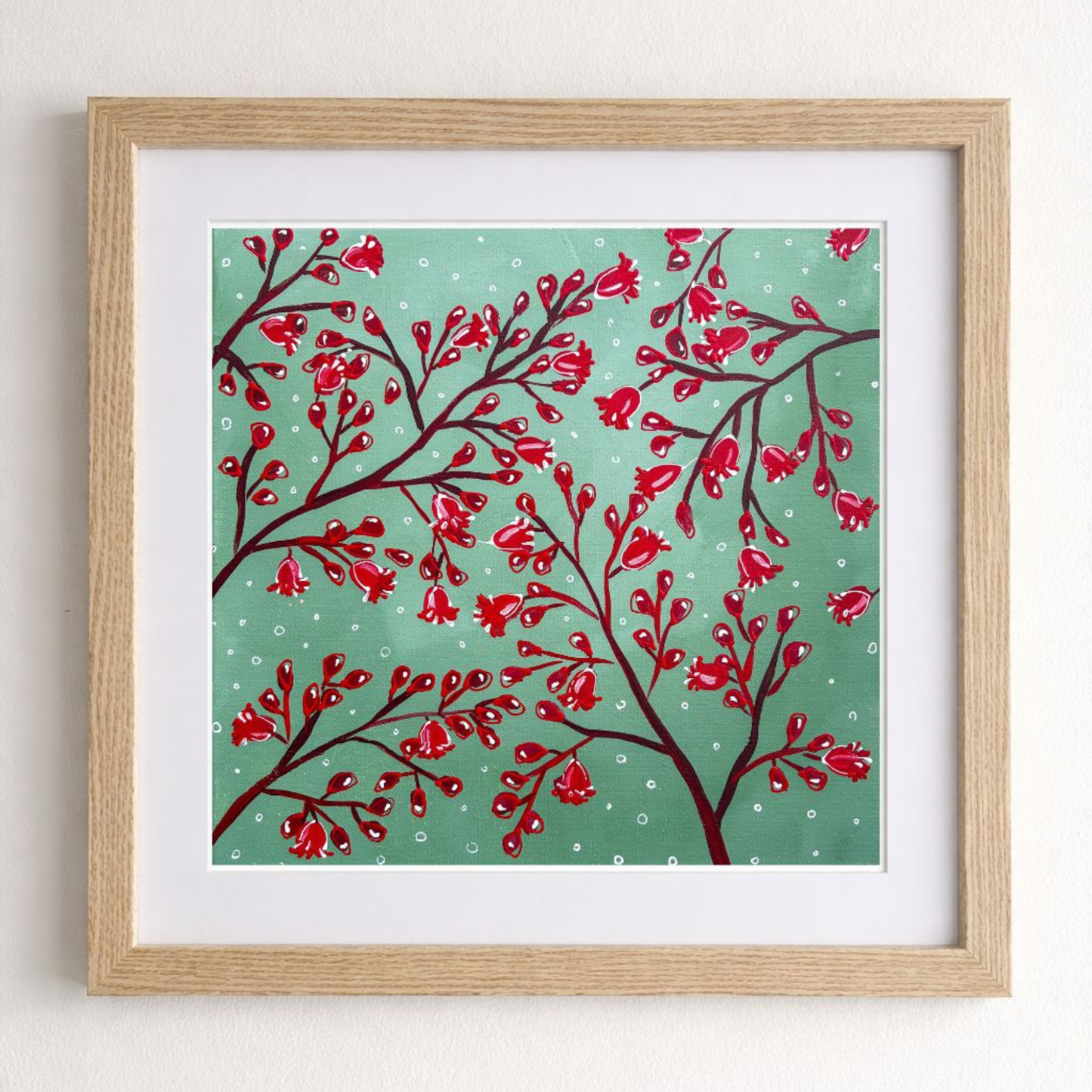 Illawarra Flame Tree - Jade - Fine Art Print