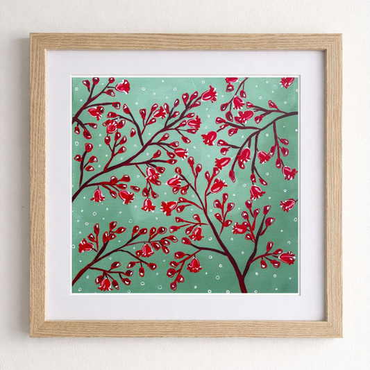 Illawarra Flame Tree - Jade - Fine Art Print