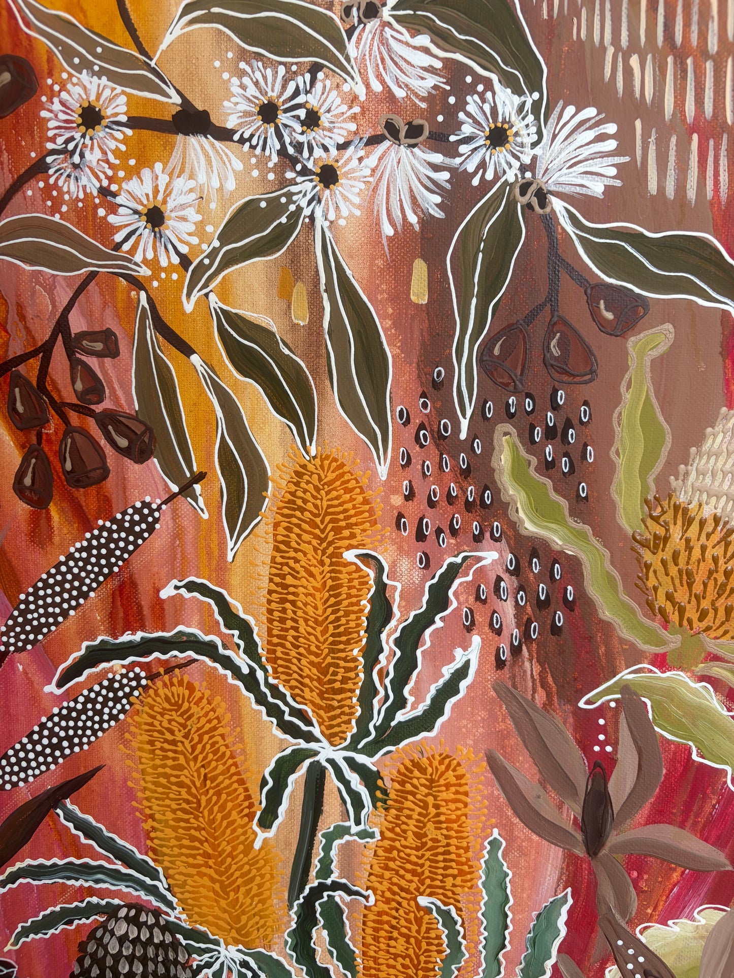 "Beneath the Snow Gums" - Original Artwork