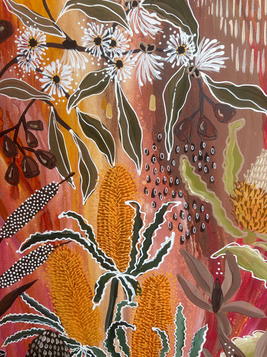 "Beneath the Snow Gums" - Original Artwork
