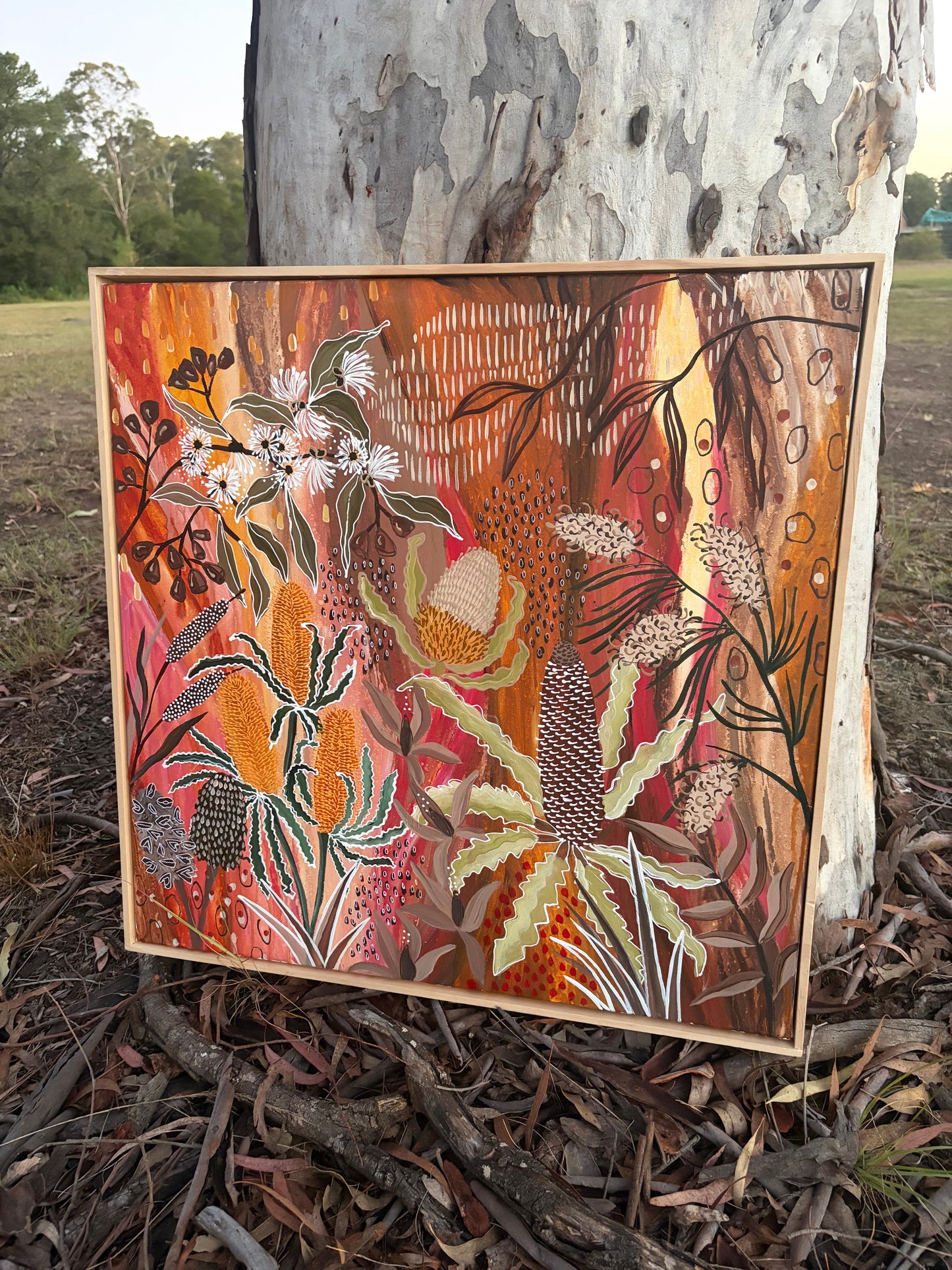 "Beneath the Snow Gums" - Original Artwork