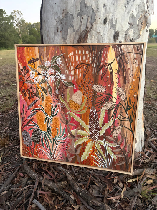 "Beneath the Snow Gums" - Original Artwork