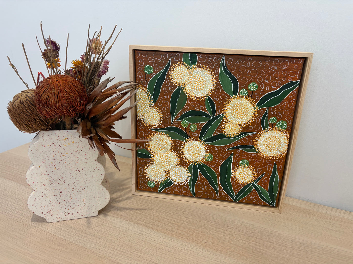 "Ochre Buttonbush" - Original Artwork