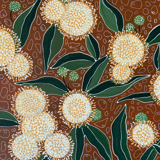 "Ochre Buttonbush" - Original Artwork