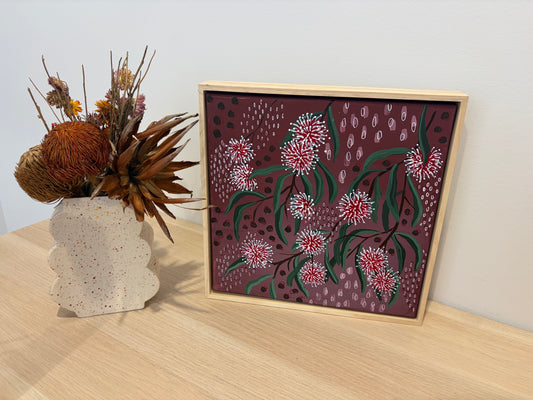 "Purple Hakea Pincushion" - Original Artwork